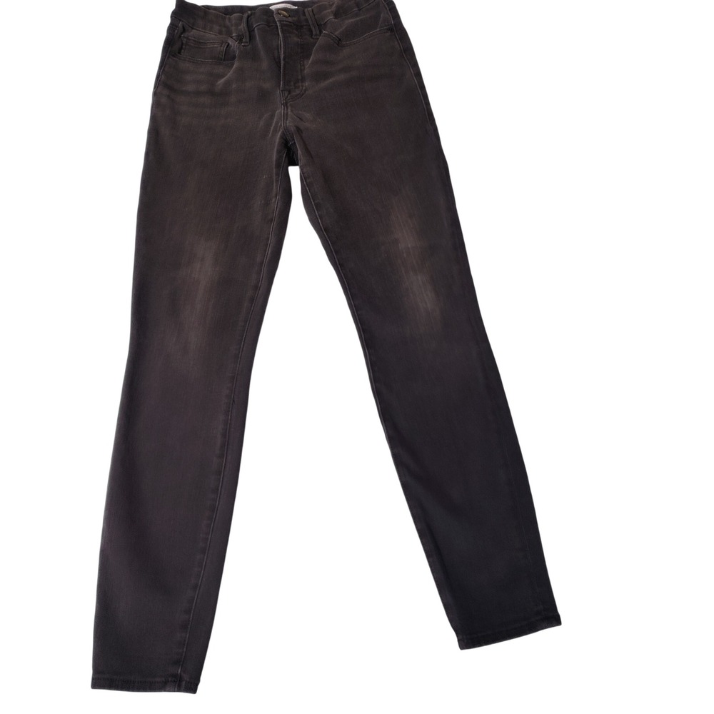 Good American Good Waist Skinny Jeans Faded Black 8/29 (26"x28") - Imperfect